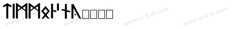 Timmons NY字体转换